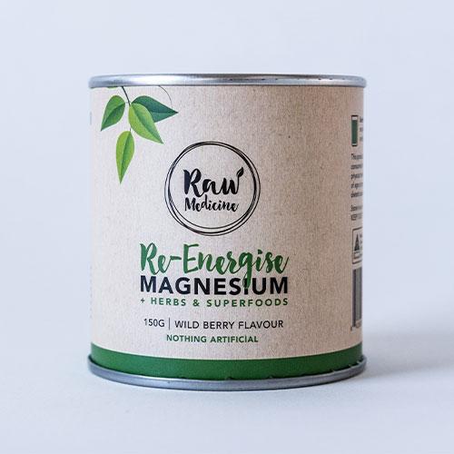 Re-Energise Magnesium Powder - Raw Medicine