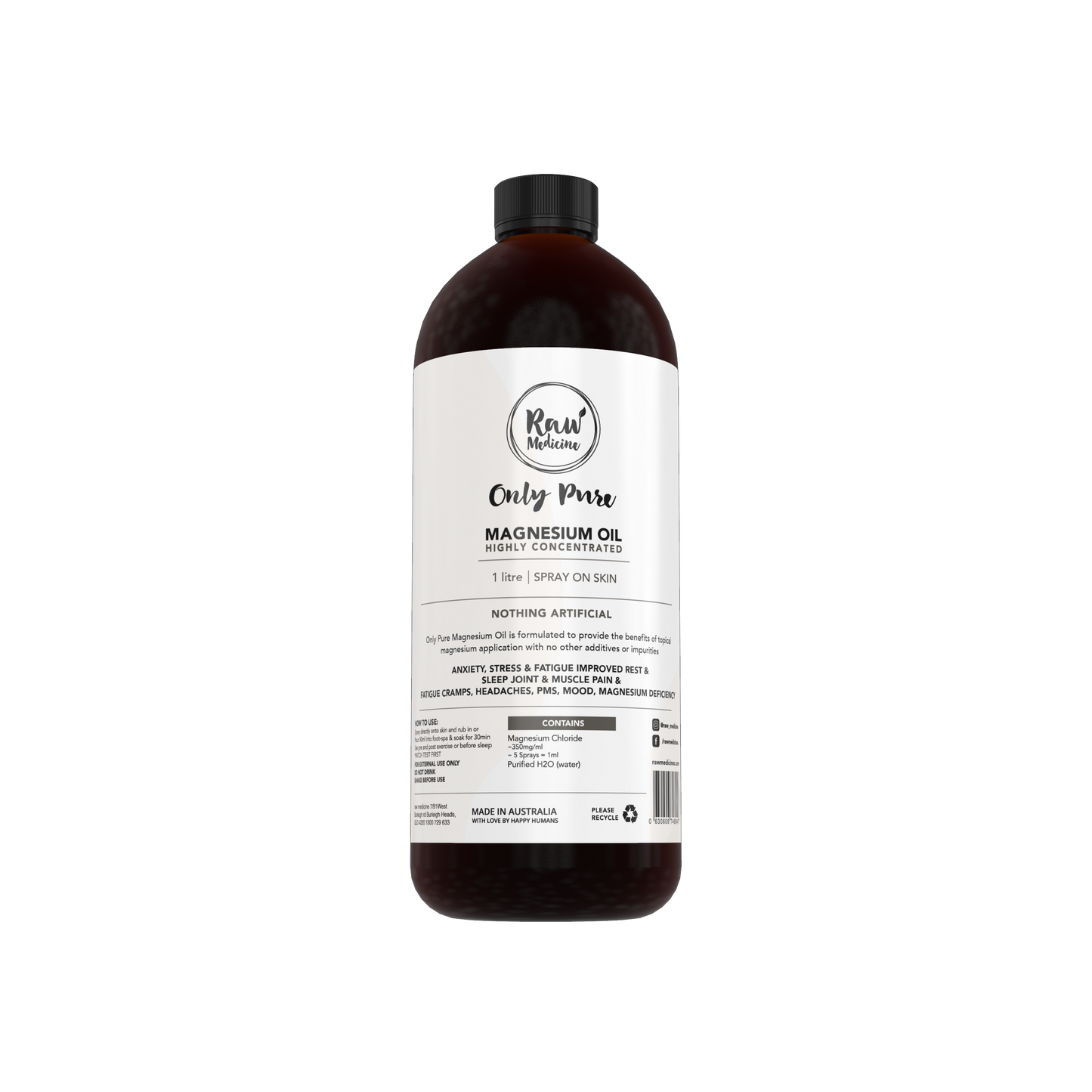 Only Pure Magnesium Oil - Raw Medicine
