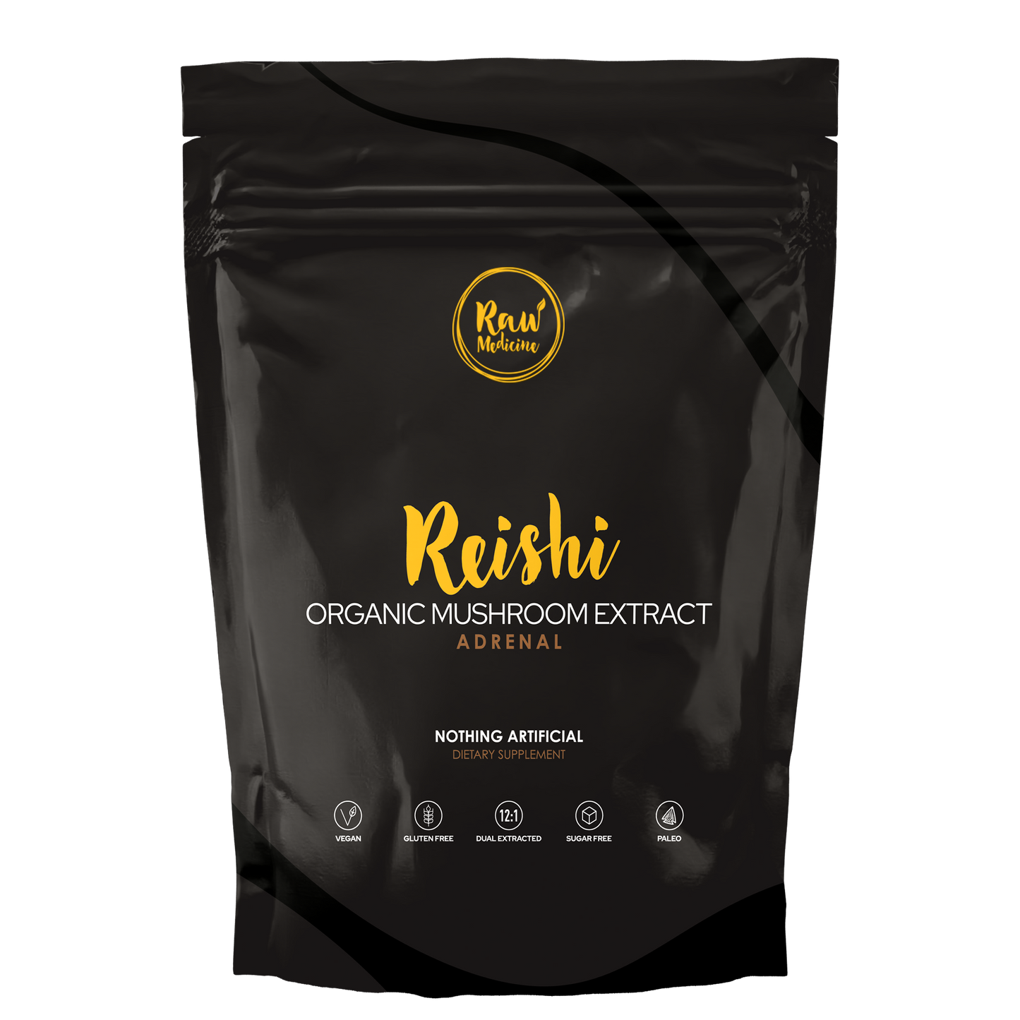 Organic 12:1 Reishi Mushroom Extract - Raw Medicine