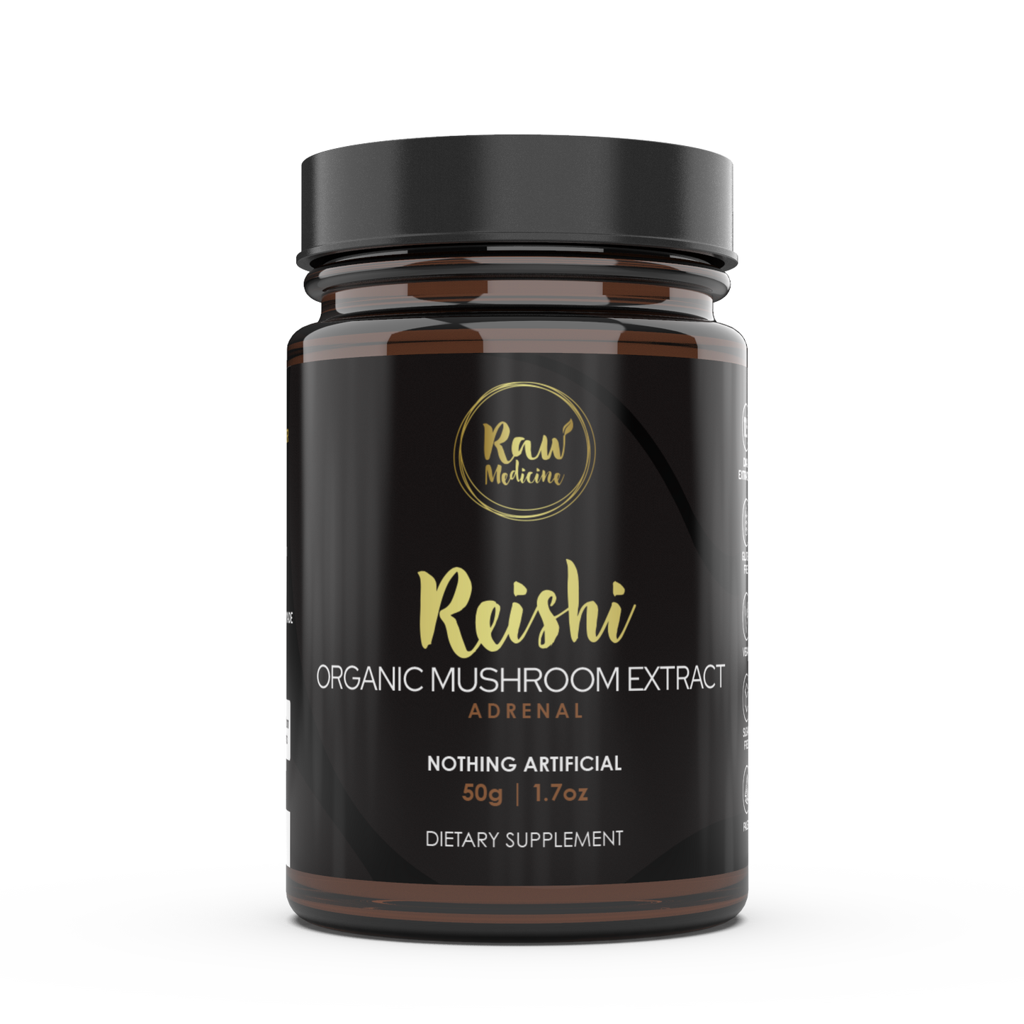 Organic 12:1 Reishi Mushroom Extract - Raw Medicine