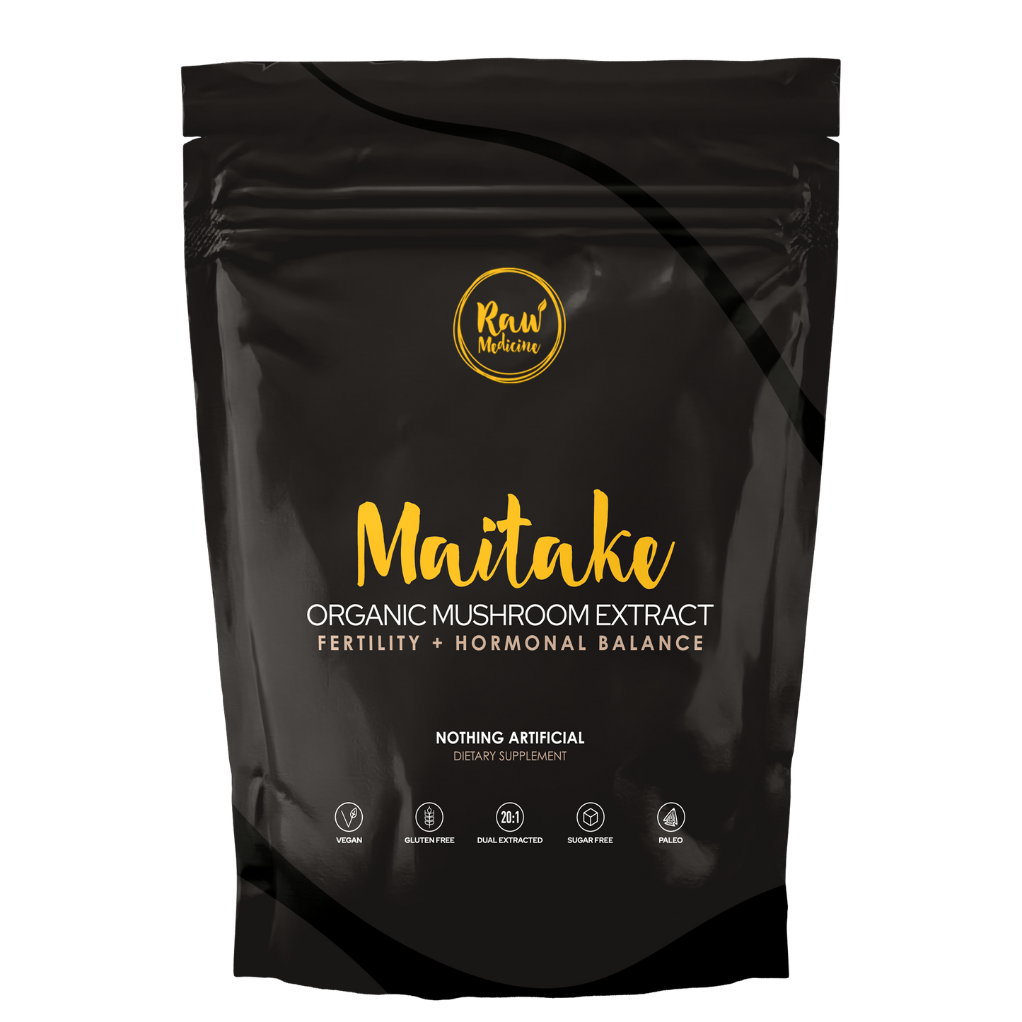 
                  
                    Organic Maitake Mushroom Extract - Raw Medicine
                  
                