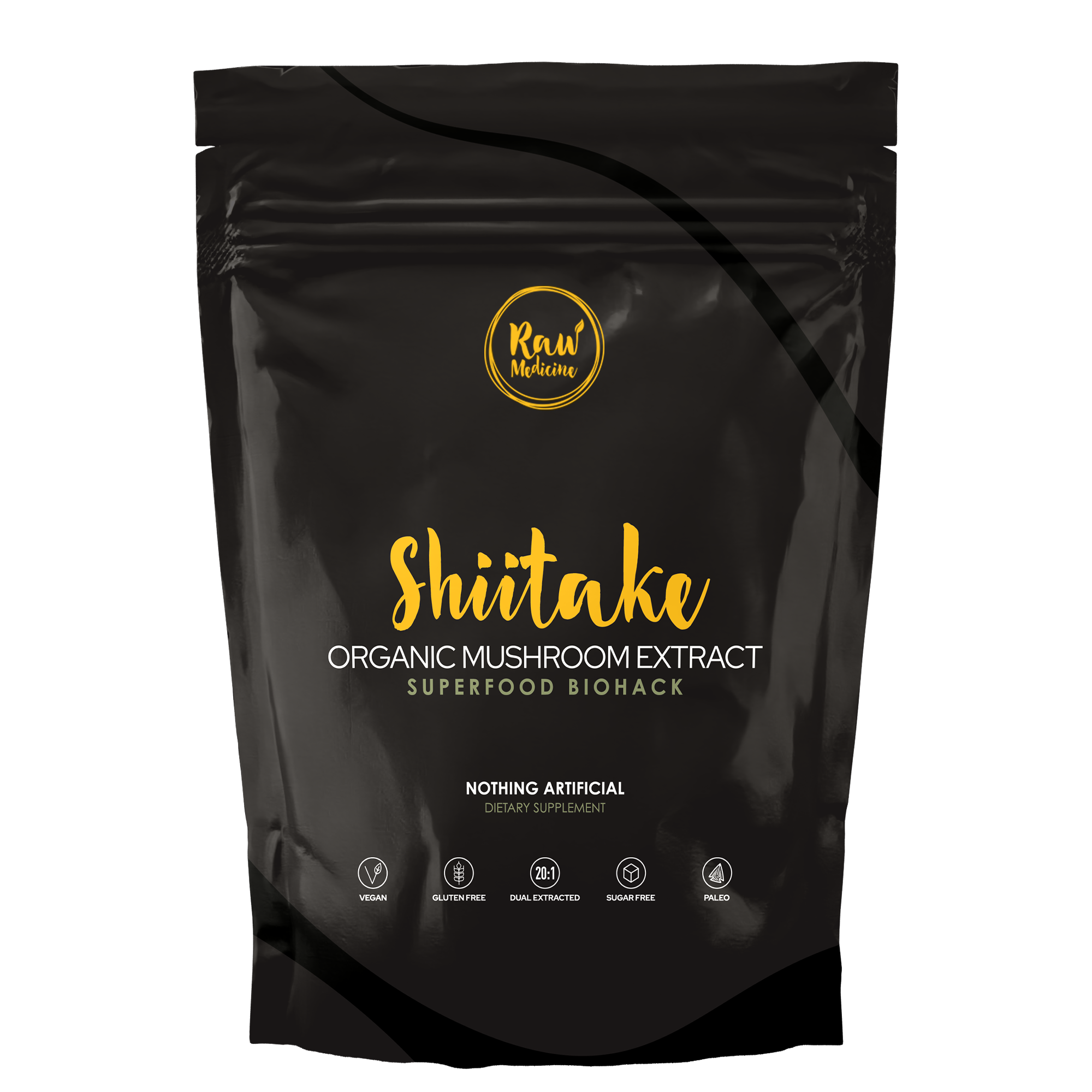 Shiitake Extract for Immunity & Health - Raw Medicine