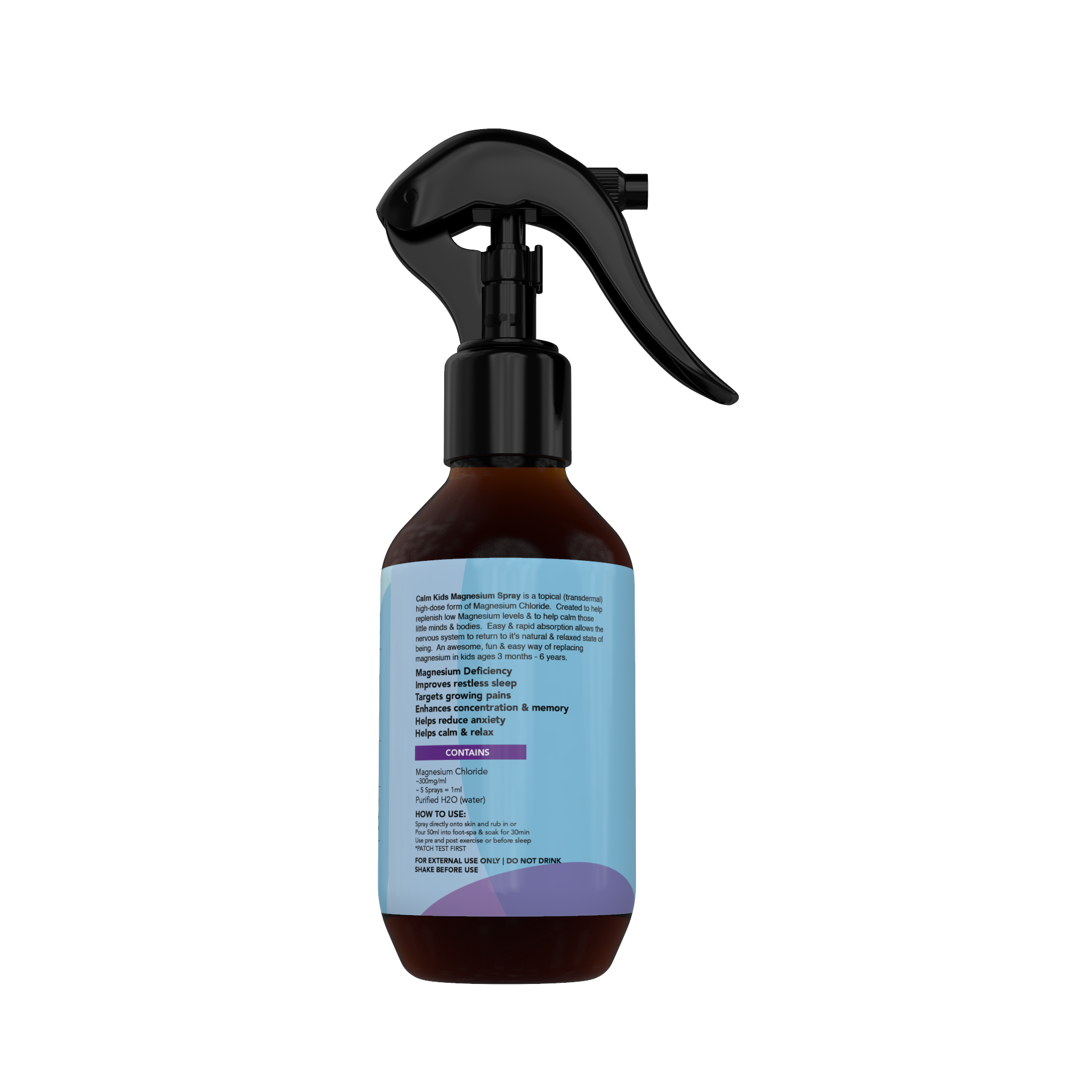 Calm Kids Magnesium Spray Best for Sleep & Relaxation Raw Medicine