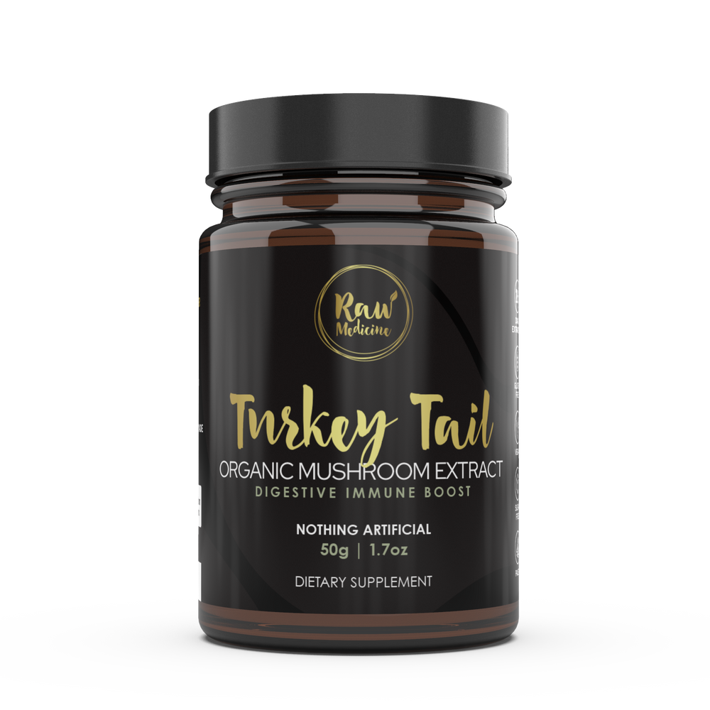 Organic 20:1 Turkey Tail Mushroom Extract - Raw Medicine