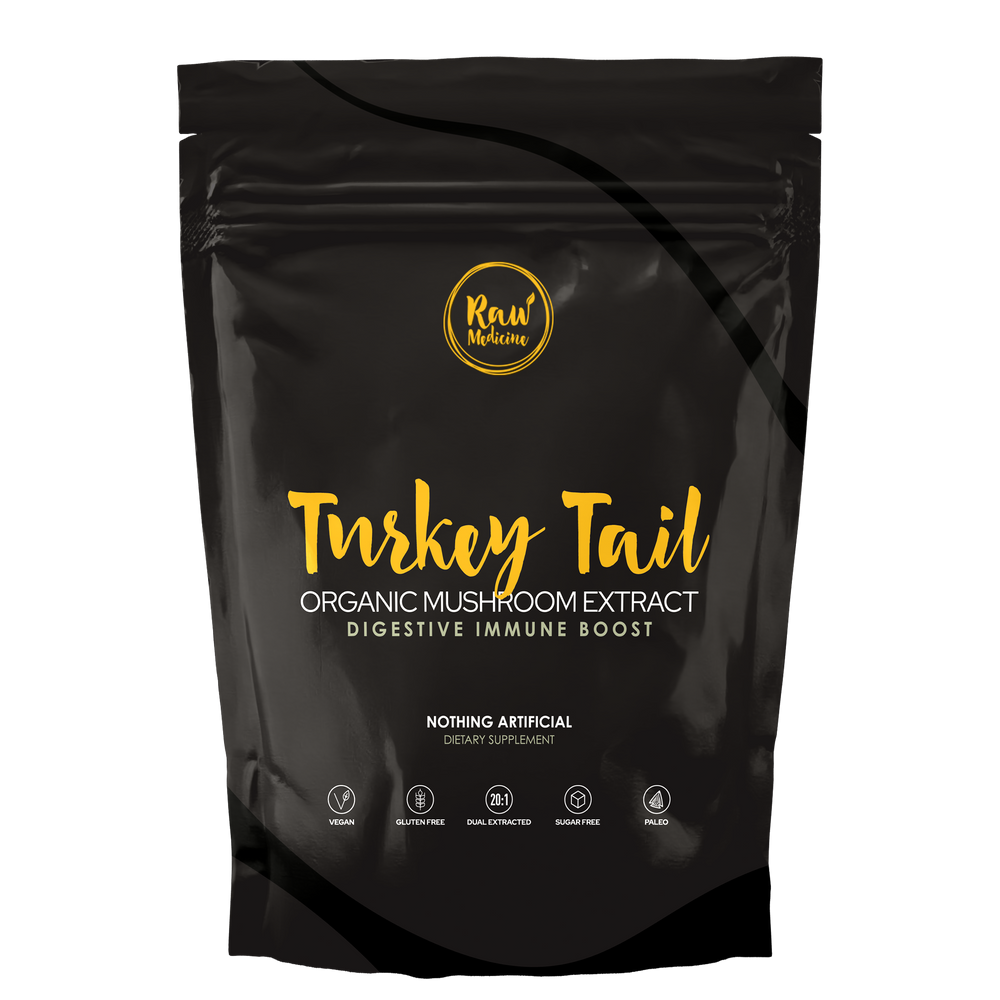
                  
                    Organic 20:1 Turkey Tail Mushroom Extract - Raw Medicine
                  
                