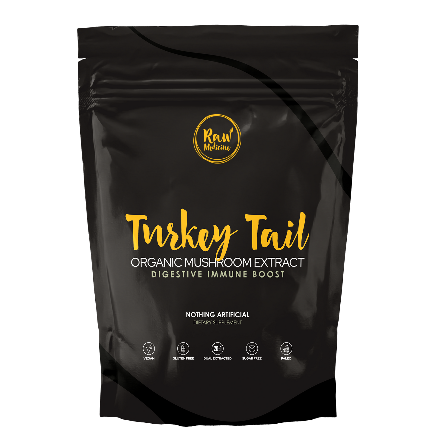 
                  
                    Organic 20:1 Turkey Tail Mushroom Extract - Raw Medicine
                  
                